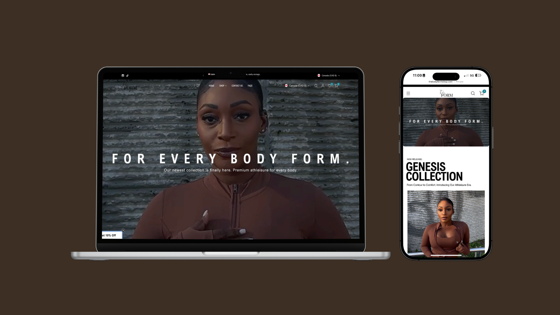 the body form online store