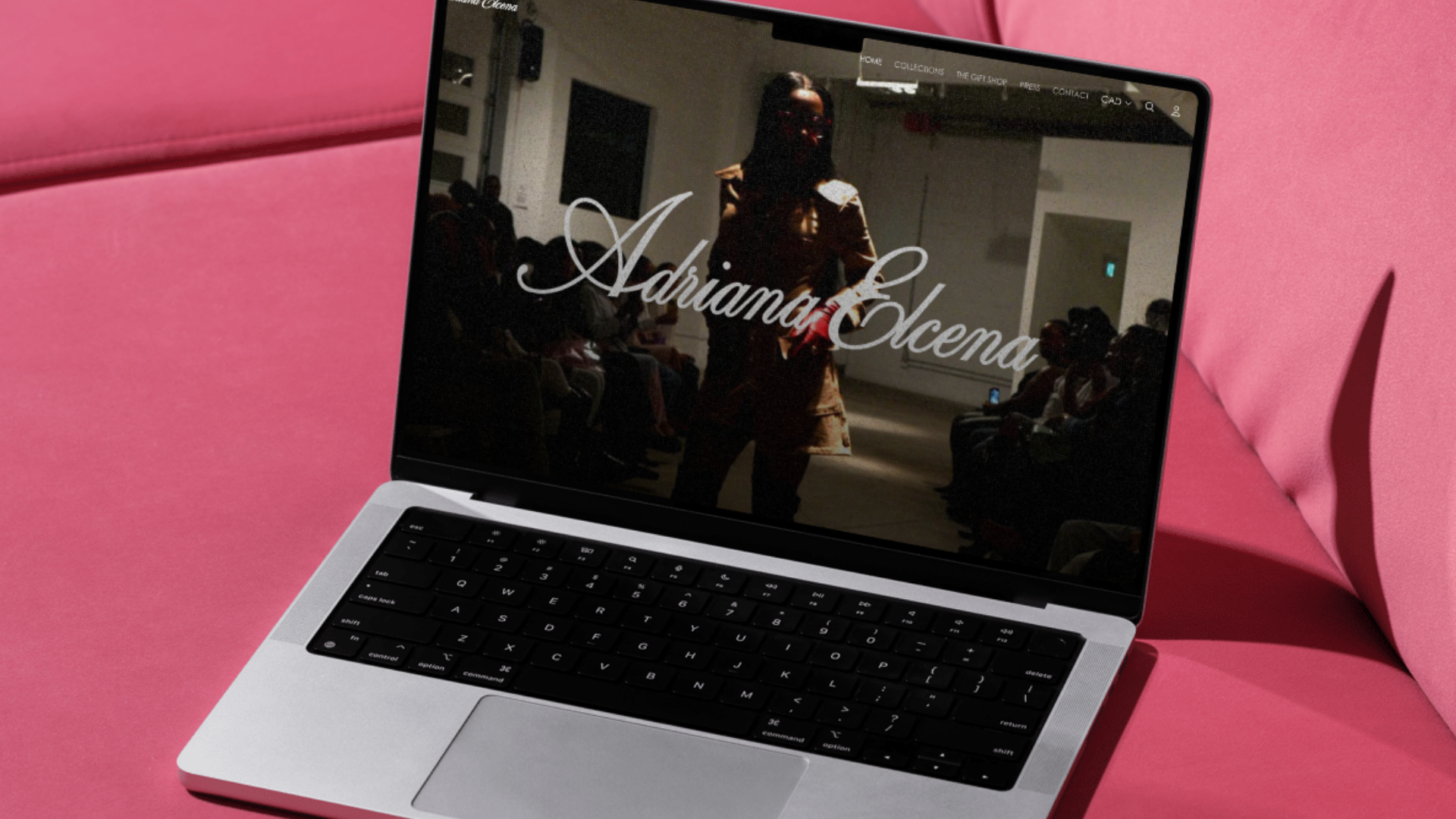 adriana elcena website design