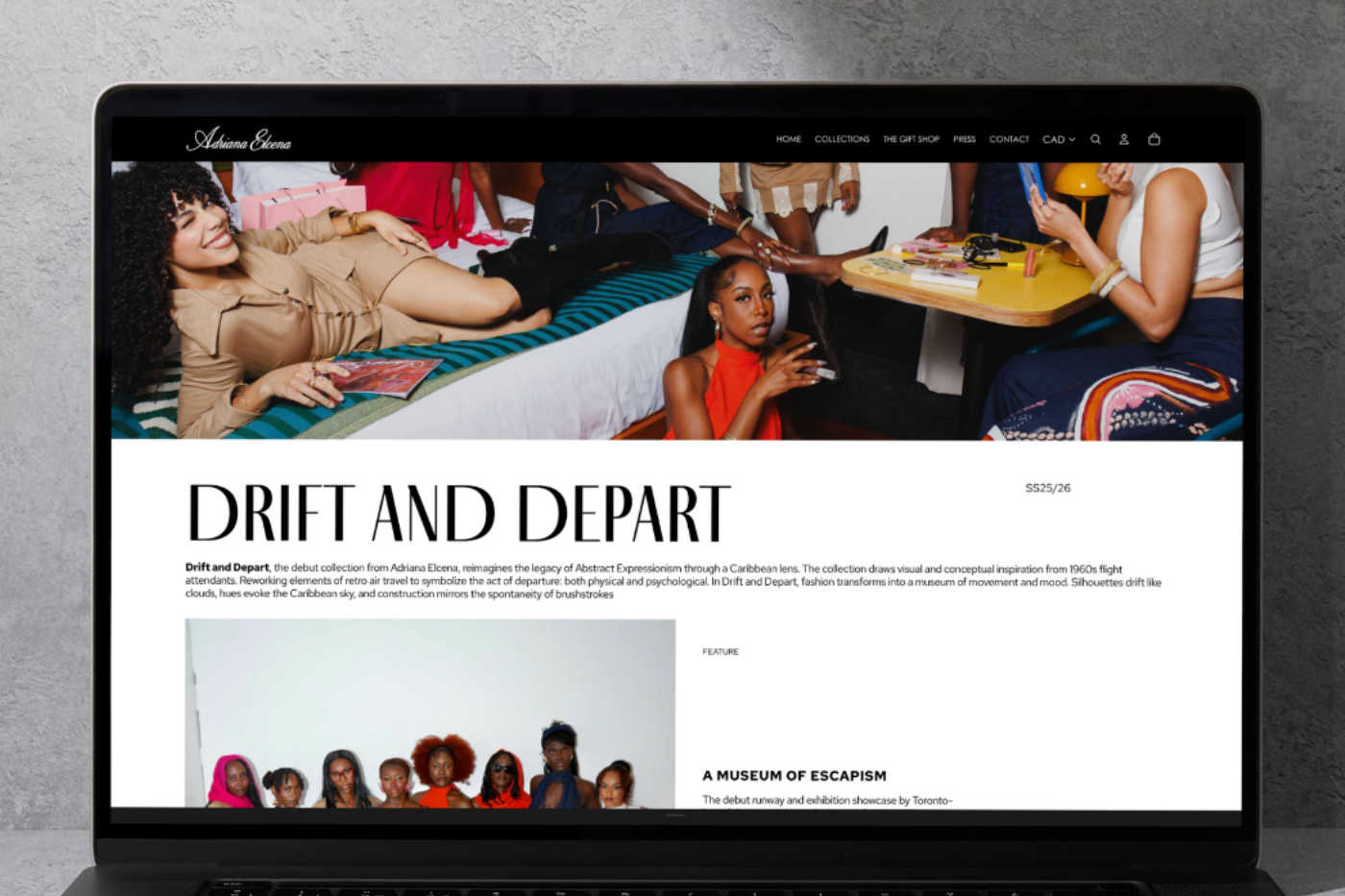 adriana elcena drift and depart collection page